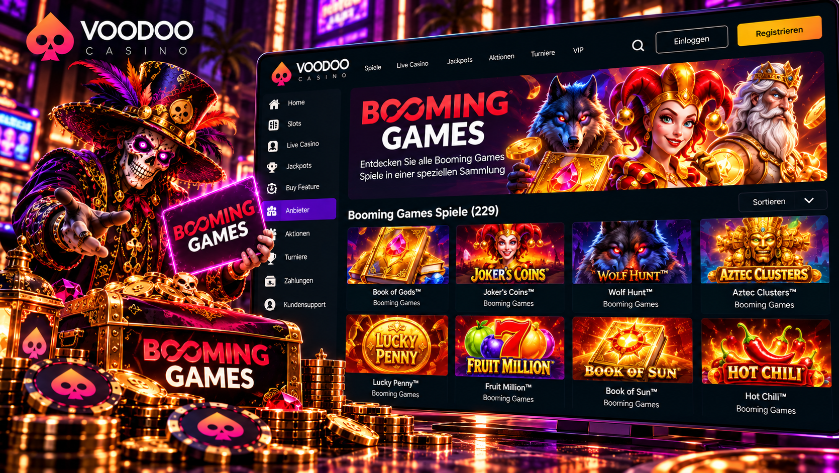 Inside a Dedicated Booming Games Collection